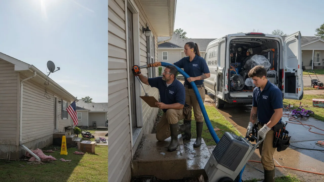 Ceiling Water Damage Restoration in Maddock, ND near me